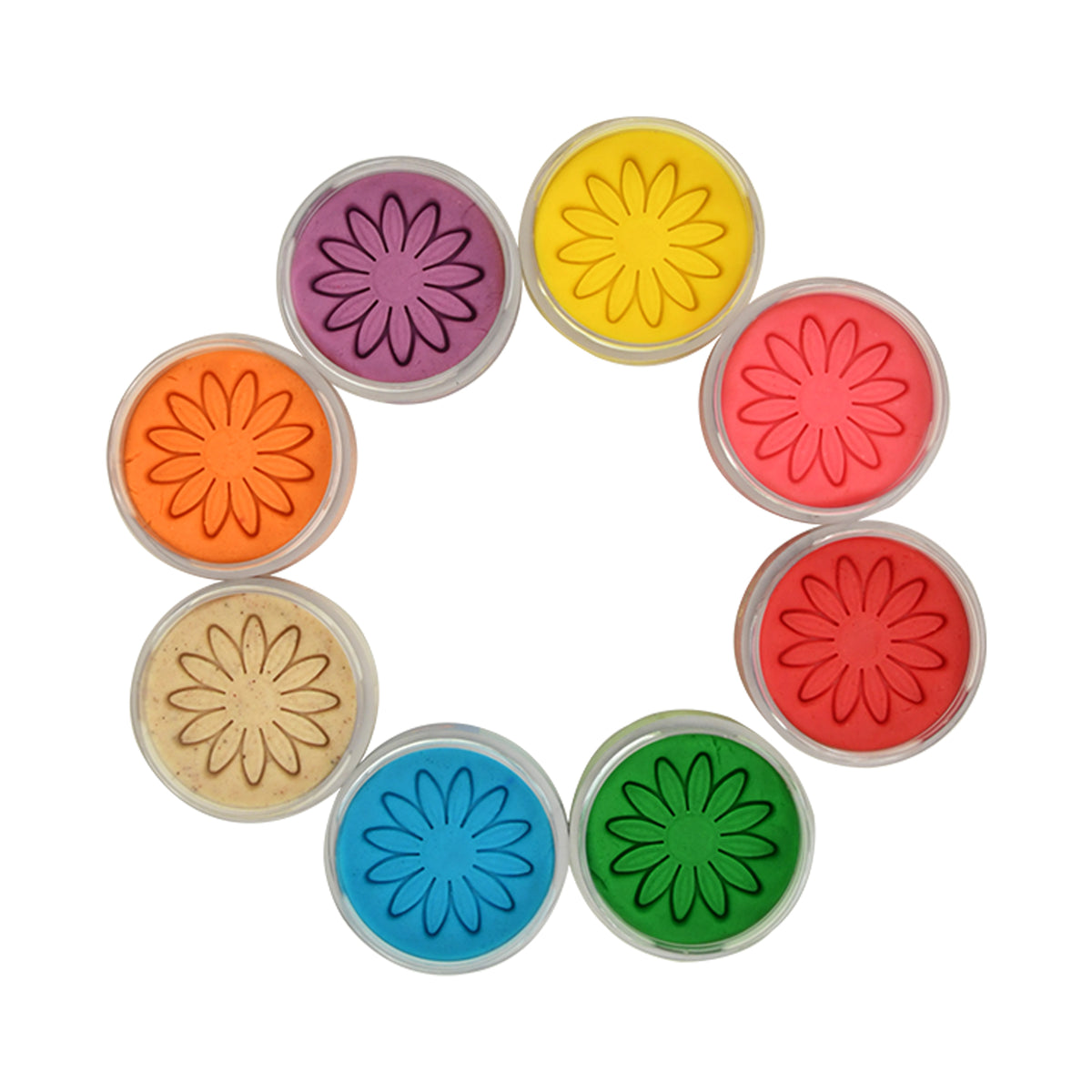 set of 12 colors playdough 