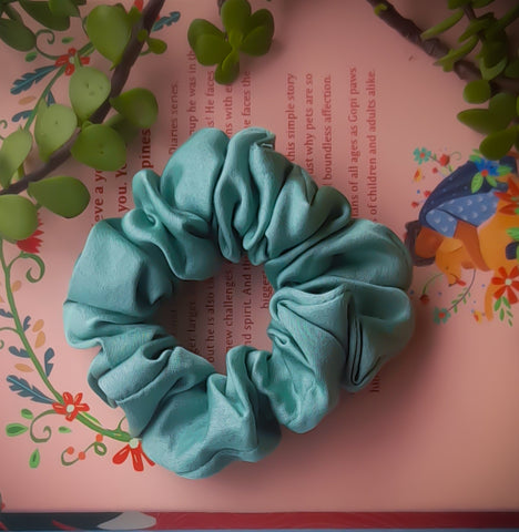 Turquoise Large Scrunchie